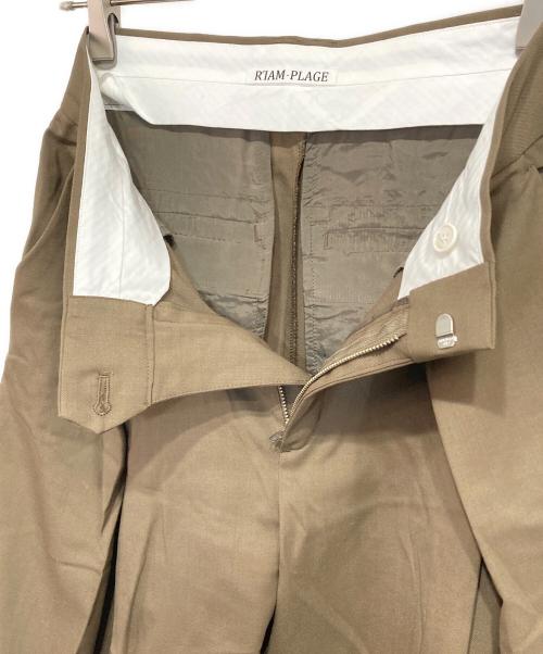 Plage（プラージュ）Plage (プラージュ) R’IAM WOOSTED パンツ ベージュ サイズ:34の古着・服飾アイテム