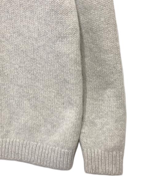 STEVEN ALAN（スティーブンアラン）STEVEN ALAN (スティーブンアラン) ハミルトンラムズウール モックネック ニット ライトグレー サイズ:Mの古着・服飾アイテム