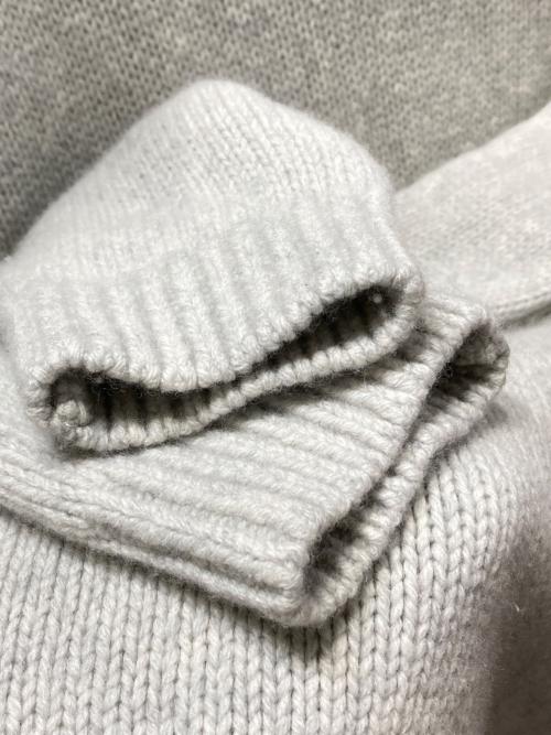 STEVEN ALAN（スティーブンアラン）STEVEN ALAN (スティーブンアラン) ハミルトンラムズウール モックネック ニット ライトグレー サイズ:Mの古着・服飾アイテム