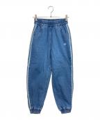 adidasアディダス）の古着「アディカラー デニム リラックスパンツ」｜インディゴ