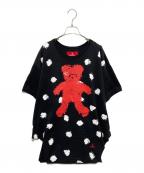 Vivienne Westwood RED LABELヴィヴィアンウエストウッドレッドレーベル）の古着「ラウンドヘム Tシャツ」｜ブラック