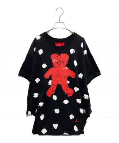 ヴィヴィアンウエストウッドレッドレーベル 針抜きフライス ラウンドカラーTシャツ ヴィヴィアンウエストウッド レッドレーベルVivienne Westwood Red