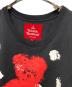 中古・古着 Vivienne Westwood RED LABEL (ヴィヴィアンウエストウッドレッドレーベル) ラウンドヘム Tシャツ ブラック サイズ:00：7000円