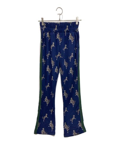 BAUM UND PFERDGARTEN（バウムウンドヘルガーデン）BAUM UND PFERDGARTEN (バウムウンドヘルガーデン) ヒョウ柄トラックパンツ ネイビー サイズ:Sの古着・服飾アイテム