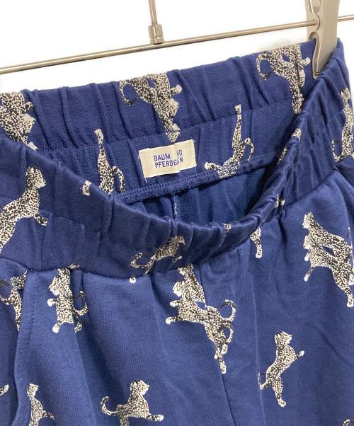 BAUM UND PFERDGARTEN（バウムウンドヘルガーデン）BAUM UND PFERDGARTEN (バウムウンドヘルガーデン) ヒョウ柄トラックパンツ ネイビー サイズ:Sの古着・服飾アイテム