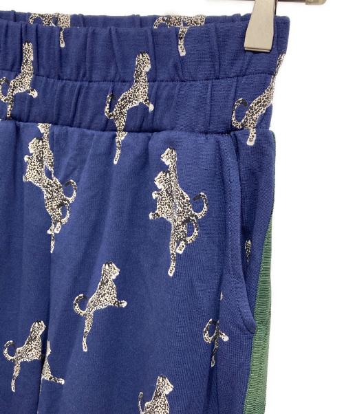 BAUM UND PFERDGARTEN（バウムウンドヘルガーデン）BAUM UND PFERDGARTEN (バウムウンドヘルガーデン) ヒョウ柄トラックパンツ ネイビー サイズ:Sの古着・服飾アイテム