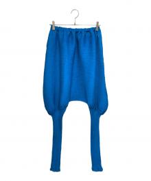 me ISSEY MIYAKE（ミーイッセイ ミヤケ）の古着「サルエルパンツ」｜ブルー