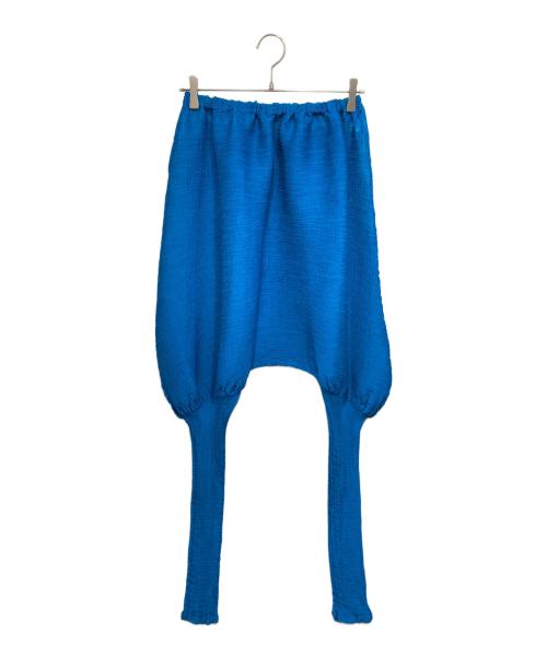 me ISSEY MIYAKE（ミーイッセイ ミヤケ）me ISSEY MIYAKE (ミーイッセイ ミヤケ) サルエルパンツ ブルー サイズ:-の古着・服飾アイテム