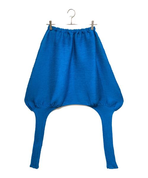 me ISSEY MIYAKE（ミーイッセイ ミヤケ）me ISSEY MIYAKE (ミーイッセイ ミヤケ) サルエルパンツ ブルー サイズ:-の古着・服飾アイテム