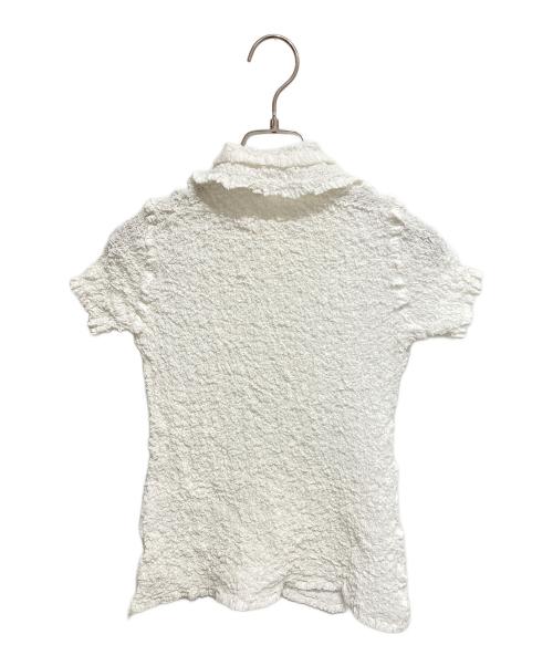 me ISSEY MIYAKE（ミーイッセイ ミヤケ）me ISSEY MIYAKE (ミーイッセイ ミヤケ) ワッシャー加工 ブラウス ホワイト サイズ:-の古着・服飾アイテム