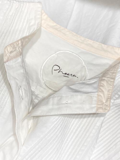 pheeta（フィータ）pheeta (フィータ) TRINITY シャツ ホワイト サイズ:-の古着・服飾アイテム
