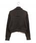 OUAT (オーユーエーティー) META ZIP KNIT ブラック×ブラウン サイズ:2：35000円