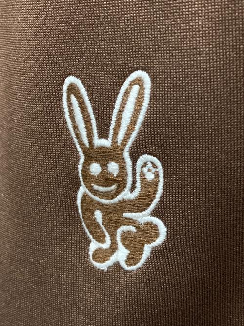 X-GIRL（エックスガール）X-girl (エックスガール) moussy (マウジー) トラックジャケット アイボリー×ブラウン サイズ:Fの古着・服飾アイテム