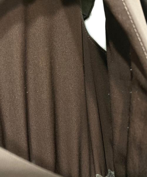 COCODEAL（ココディール）COCODEAL (ココディール) プリーツフリルオールインワン ブラウン サイズ:1の古着・服飾アイテム