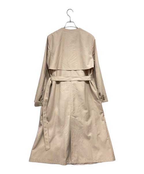 HER LIP TO（ハーリップトゥ）Her lip to (ハーリップトゥ) No Collar Spring Coat ベージュ サイズ:Mの古着・服飾アイテム