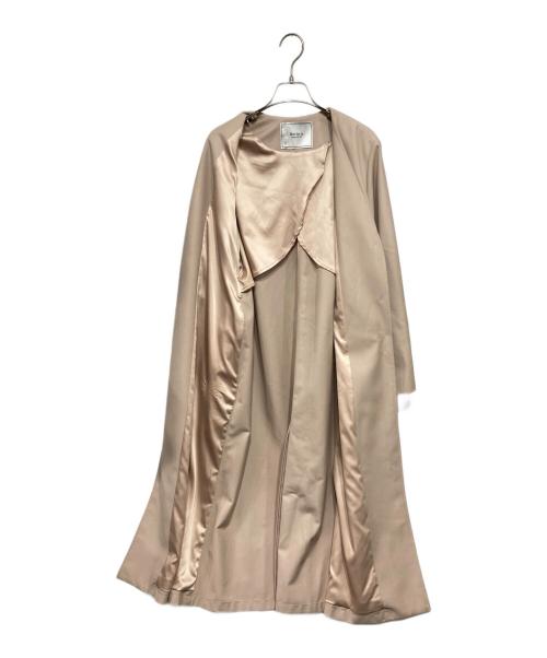 HER LIP TO（ハーリップトゥ）Her lip to (ハーリップトゥ) No Collar Spring Coat ベージュ サイズ:Mの古着・服飾アイテム