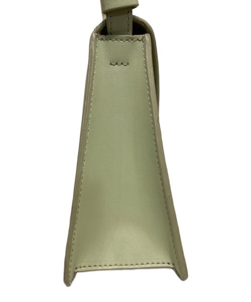 MM6 Maison Margiela（エムエムシックスメゾンマルジェラ）MM6 Maison Margiela (エムエムシックスメゾンマルジェラ) ニューメリック-ショルダーバッグ シルバー×グリーンの古着・服飾アイテム