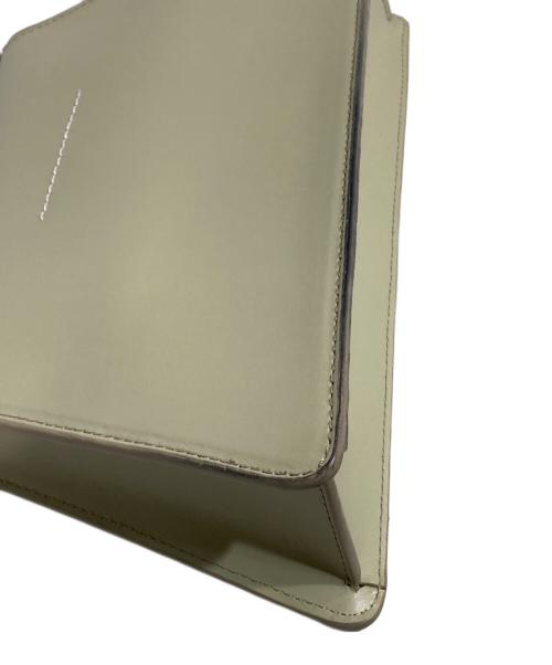 MM6 Maison Margiela（エムエムシックスメゾンマルジェラ）MM6 Maison Margiela (エムエムシックスメゾンマルジェラ) ニューメリック-ショルダーバッグ シルバー×グリーンの古着・服飾アイテム