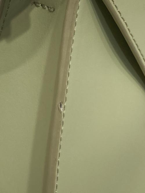 MM6 Maison Margiela（エムエムシックスメゾンマルジェラ）MM6 Maison Margiela (エムエムシックスメゾンマルジェラ) ニューメリック-ショルダーバッグ シルバー×グリーンの古着・服飾アイテム