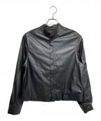 TEAM WANG designチームワンデザイン）の古着「カットオフエッジシャツ」｜ブラック