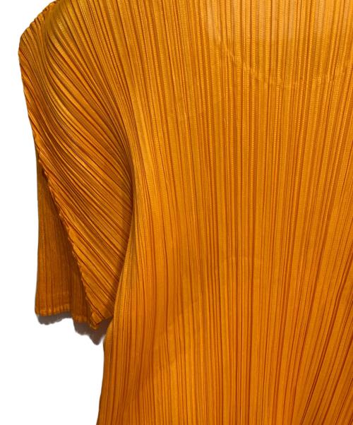 PLEATS PLEASE（プリーツプリーズ）PLEATS PLEASE (プリーツプリーズ) プリーツカットソー オレンジ サイズ:3の古着・服飾アイテム
