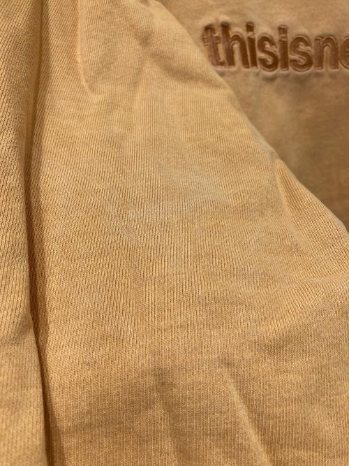 thisisneverthat（ディスイズネバーザット）thisisneverthat (ディスイズネバーザット) T-Logo Crewneck イエロー サイズ:Sの古着・服飾アイテム