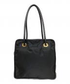 CELINEセリーヌ）の古着「サークルロゴトートバッグ」｜ブラック