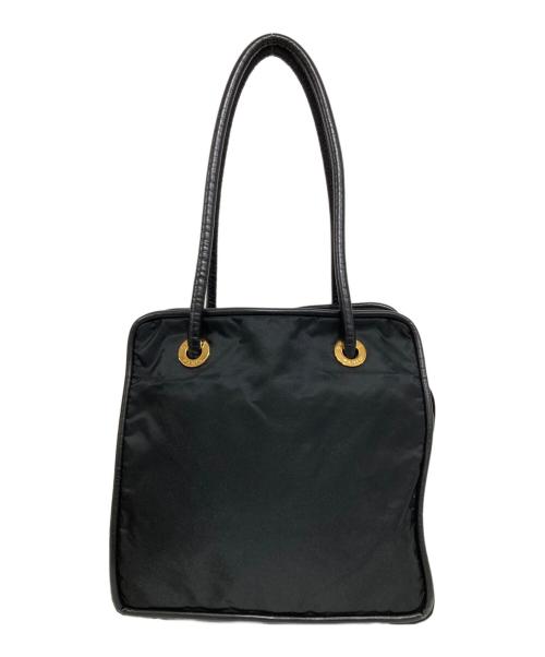 CELINE（セリーヌ）CELINE (セリーヌ) サークルロゴトートバッグ ブラックの古着・服飾アイテム