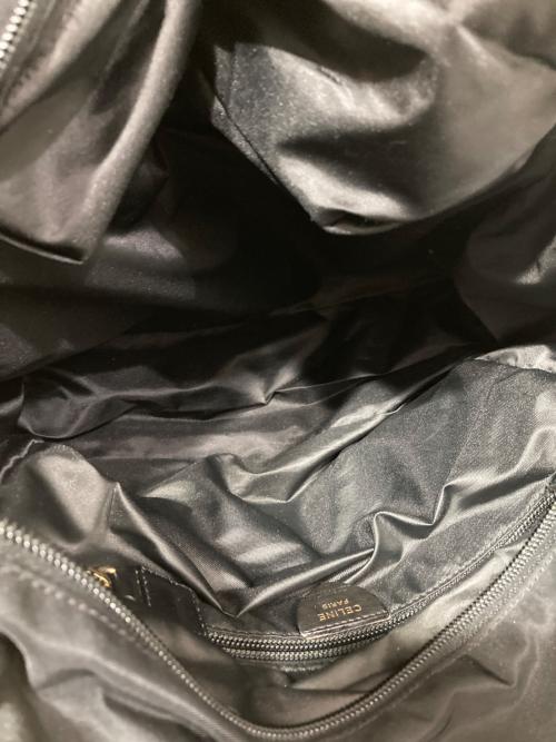 CELINE（セリーヌ）CELINE (セリーヌ) サークルロゴトートバッグ ブラックの古着・服飾アイテム