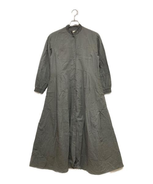 irreplaceable（イリプレイサブル）irreplaceable (イリプレイサブル) ブラウスワンピース グレー サイズ:1の古着・服飾アイテム