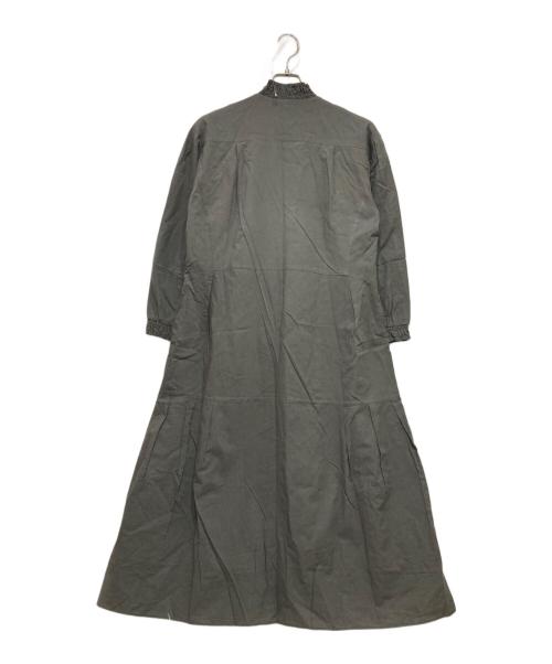 irreplaceable（イリプレイサブル）irreplaceable (イリプレイサブル) ブラウスワンピース グレー サイズ:1の古着・服飾アイテム