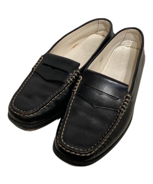 TOD'S（トッズ）TOD'S (トッズ) ドライビングシューズ ブラック サイズ:38 1/2の古着・服飾アイテム