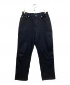 RALPH LAURENラルフローレン）の古着「テーパードパンツ」｜ブラック