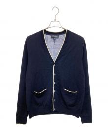 BROOKS BROTHERS（ブルックスブラザーズ）の古着「Vネックカーディガン」｜ネイビー