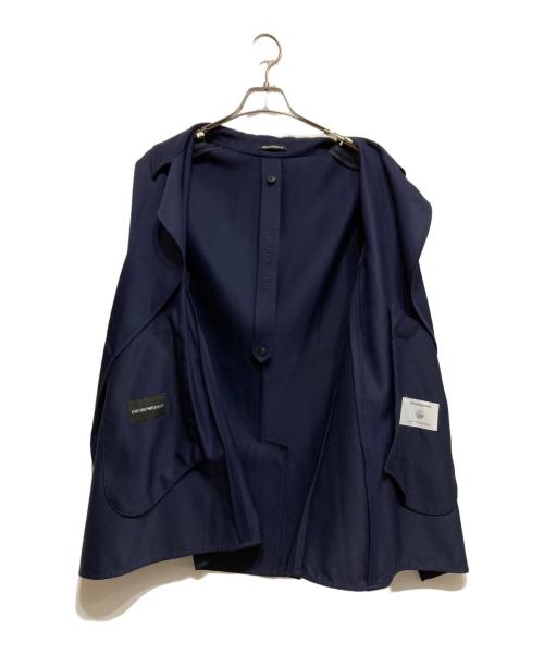 EMPORIO ARMANI（エンポリオ アルマーニ）EMPORIO ARMANI (エンポリオ アルマーニ) ダブルジャケット ネイビー サイズ:48の古着・服飾アイテム