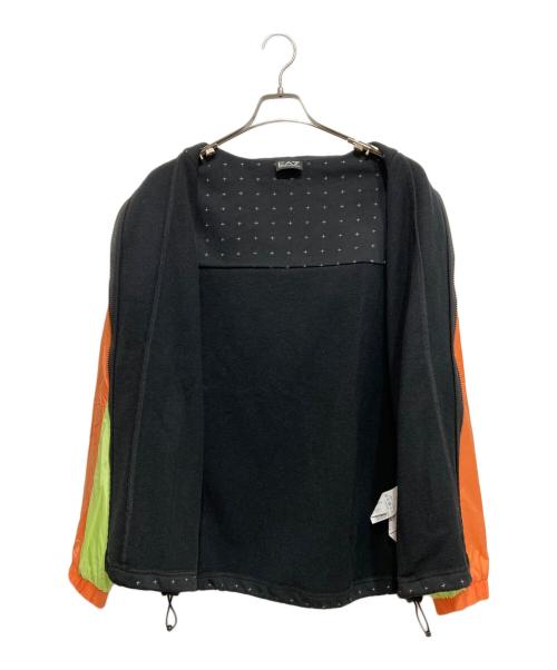 EA7（イーエーセブン）EA7 (イーエーセブン) ジップアップジャケット ブラック×オレンジ サイズ:Mの古着・服飾アイテム