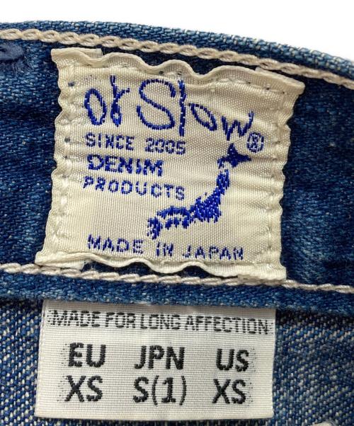 orSlow（オアスロウ）orSlow (オアスロウ) ペインターデニムパンツ ブルー サイズ:S(1)の古着・服飾アイテム