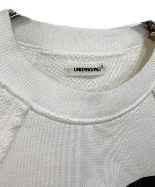 UNDERCOVER（アンダーカバー）UNDERCOVER (アンダーカバー) Reversible raglan sweatshirt /リバーシブルラグランスウェットシャツ イエロー×アイボリー サイズ:3の古着・服飾アイテム