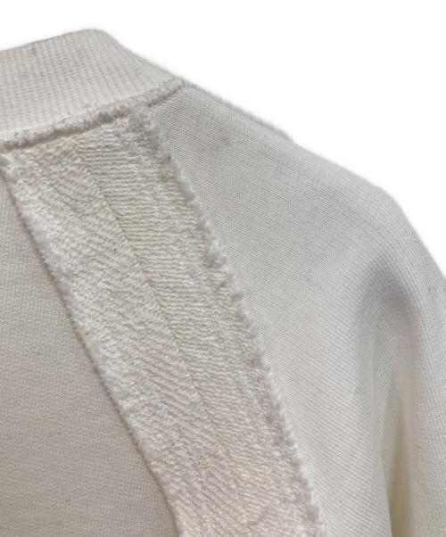 UNDERCOVER（アンダーカバー）UNDERCOVER (アンダーカバー) Reversible raglan sweatshirt /リバーシブルラグランスウェットシャツ イエロー×アイボリー サイズ:3の古着・服飾アイテム