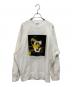 UNDERCOVER（アンダーカバー）の古着「Reversible raglan sweatshirt /リバーシブルラグランスウェットシャツ」｜イエロー×アイボリー