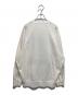 UNDERCOVER (アンダーカバー) Reversible raglan sweatshirt /リバーシブルラグランスウェットシャツ イエロー×アイボリー サイズ:3：12000円