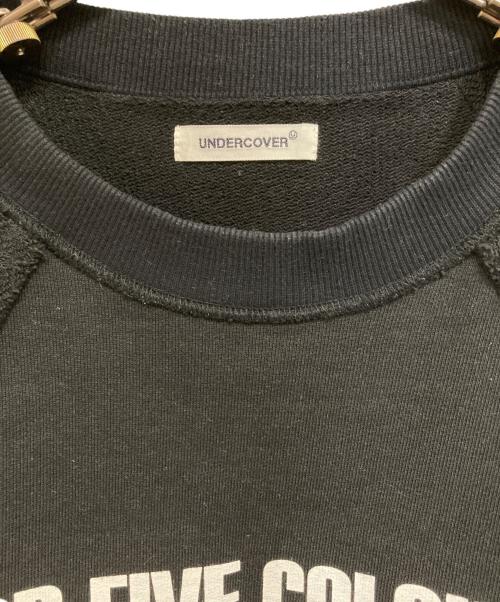 UNDERCOVER（アンダーカバー）UNDERCOVER (アンダーカバー) リバーシブルラグランスウェットFOR FIVE COLOURS / U ブラック サイズ:3の古着・服飾アイテム