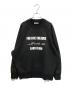 UNDERCOVER（アンダーカバー）の古着「リバーシブルラグランスウェットFOR FIVE COLOURS / U」｜ブラック