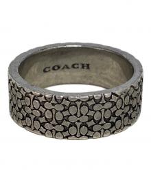 COACH（コーチ）の古着「シグネチャーリング」｜ブラック×シルバー