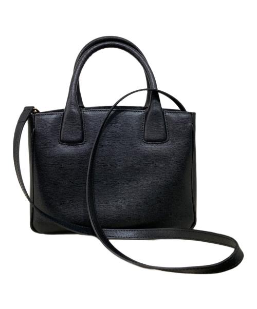 FURLA（フルラ）FURLA (フルラ) 2WAYショルダーバッグ ブラックの古着・服飾アイテム