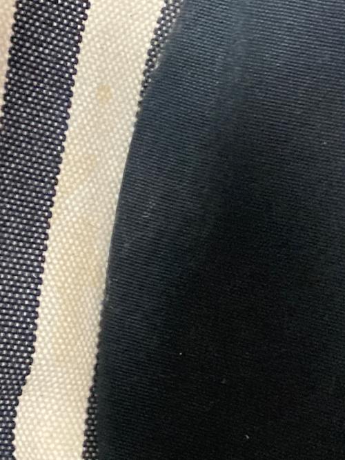 HERMES（エルメス）HERMES (エルメス) カンヌPM-ハンドバッグ ネイビー×アイボリーの古着・服飾アイテム