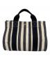 HERMES（エルメス）の古着「カンヌPM-ハンドバッグ」｜ネイビー×アイボリー