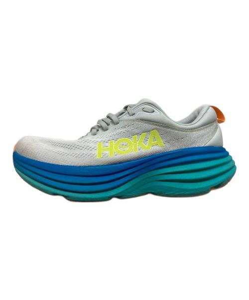 HOKAONEONE（ホカオネオネ）HOKAONEONE (ホカオネオネ) Bondi 8/ボンダイ8 ブルー×グレー サイズ:27の古着・服飾アイテム