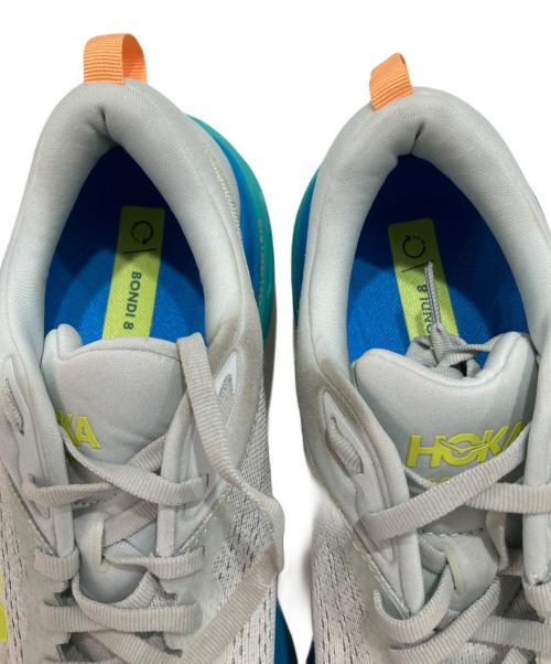 HOKAONEONE（ホカオネオネ）HOKAONEONE (ホカオネオネ) Bondi 8/ボンダイ8 ブルー×グレー サイズ:27の古着・服飾アイテム