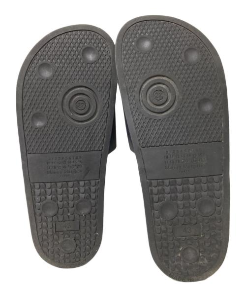 Maison Margiela（メゾンマルジェラ）Maison Margiela (メゾンマルジェラ) カレンダーロゴスライドサンダル ネイビー サイズ:43の古着・服飾アイテム
